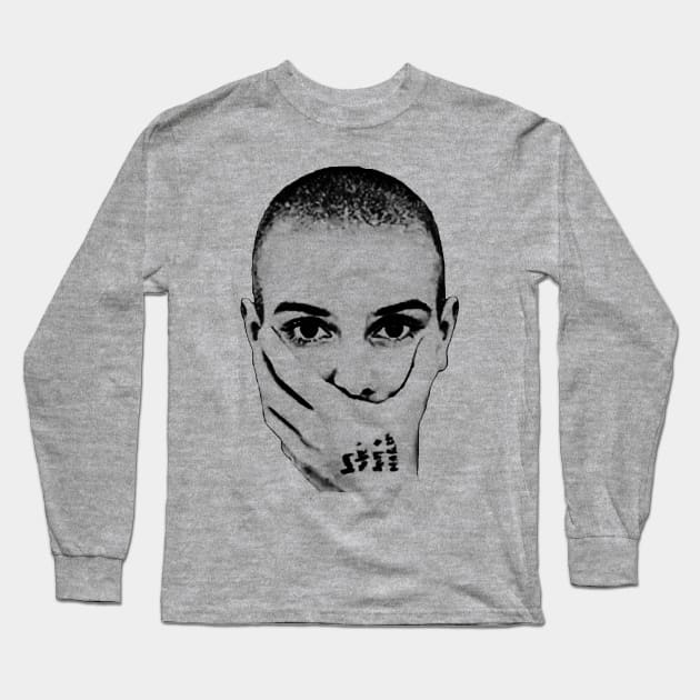 SINEAD O'CONNOR PINK COLOUR Long Sleeve T-Shirt by Royasaquotshop